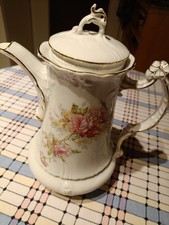 Wunderschöne antike Kaffeekanne von 1796, C.T.Rogers?, Carl Tielsch?,...