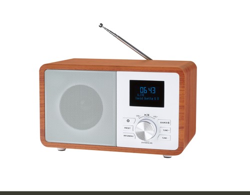 Tronic radio dab - tronic, holzoptik