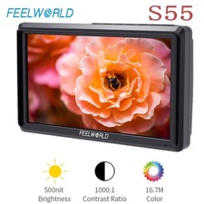 Feelworld S55 5,5" DSLR Kameramonitor 4K HDMI LCD IPS HD 1280x720 Monitor 