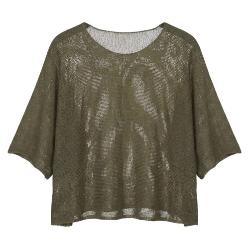 Strickshirt transparent damen - transparent,
