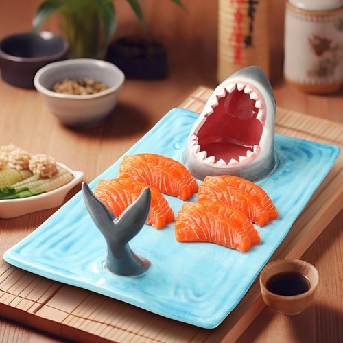 Keramik hai sushi teller - keramik, hai-sushi-teller