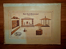 Karton Modellbau Bastelbogen BUNGE Spielwaren 30er Jahre antik AUSTRIA