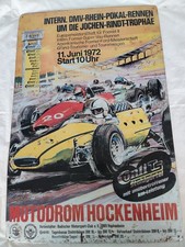 Aus einer Auflösung: großes Blechschild Motodrom Hockenheim Hockenheim 1972