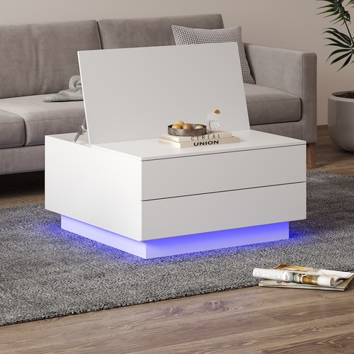 Couchtisch mit led beleuchtung - mit, led-beleuchtung