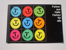DDR  Werbung Lacufa Farben aus