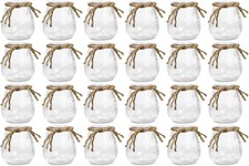 24 Stück Vintage Glas Vasen