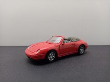 Welly Porsche 911 (993) Cabrio rot Modellauto / Spielzeugauto 