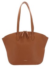 COCCINELLE Flare Shoulder Bag Grained Leather Shopper Cuir terracotta