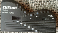 Clifton T-24 Stimmgerät für Gitarren