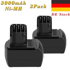 2X 3000mAh 9.6V NiMH Akku für