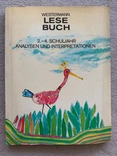 Westermann :  Lese Buch: 2.-4. Schuljahr   Analysen und Interpretationen 1971