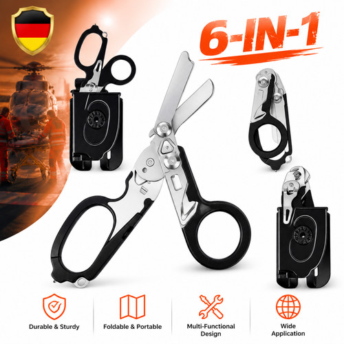 Rettungsschere 1 trauma - 6-in-1,