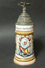 Alter Reservistenkrug Leib Grenadier Regiment 109 Karlsruhe Baden Krug Bierkrug