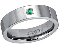 0.05ctw Princess Cut Emerald