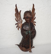 ENGEL SKULPTUR aus Bronzeblech gestaltet von Bildhauer Peter Moser, Pullach