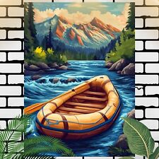 Rafting Boot Poster Schöne