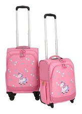 travelite Minimover Kidstrolley 2 Wheel Trolley Unicorn rosa Motiv Neu