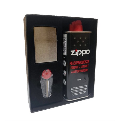 Zippo set feuerzeug chrom - zippo,