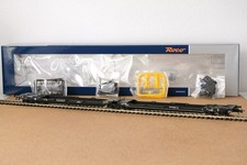 ROCO 6600034 Doppeltaschen-Gelenkwagen T3000e OHNE DSV TRAILER, TX Logistik, H0