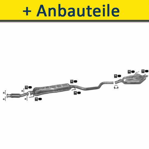 Auspuff auspuffanlage für - auspuffanlage+,