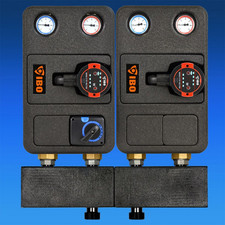 Pumpengruppe Pumpenstation mit/ohne Mischer , Systemverteiler wählbar