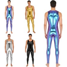 DE Herren Bodysuit Metallic