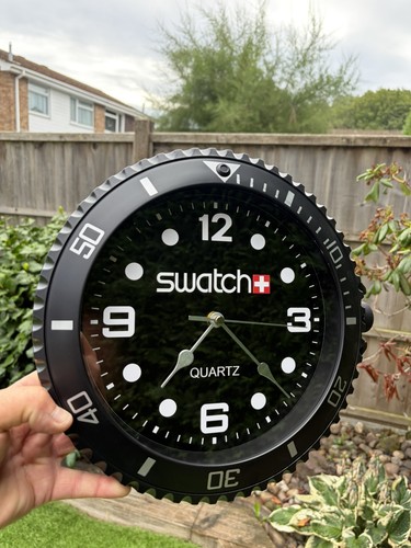 Swatch inspiriert wanduhr 30cm - inspiriert,