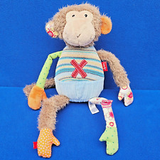 SIGIKID SWEETY AFFE STOFFTIER 38218 MONKEY KUSCHELTIER FARBIG PATCHWORK