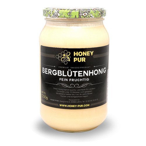 Echter bergblüten honig - bergblüten-honig, im