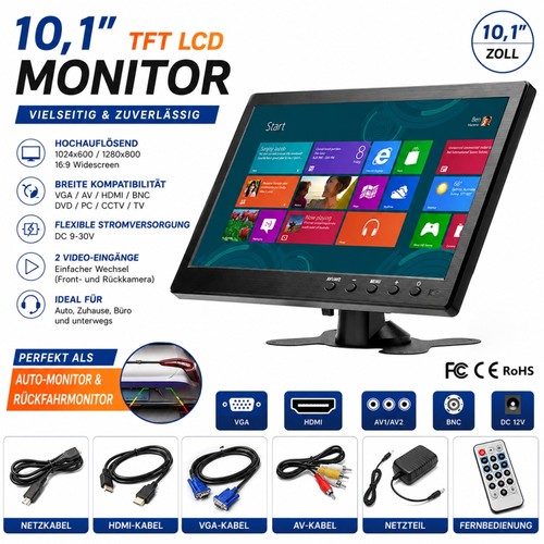 Zoll mini fernseher - 10,1‑zoll, mini‑fernseher