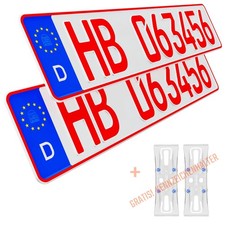 2x Händler Kfz-Kennzeichen