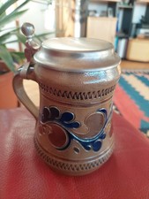  Bierseidel mit Zinndeckel