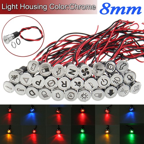 8mm auto anzeigelampe led - auto,