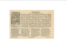 uralte AK Liederkarte "Mei