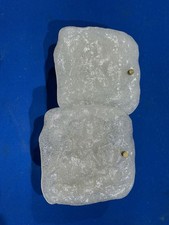 J.T. Kalmar Wandlampe Eisglas