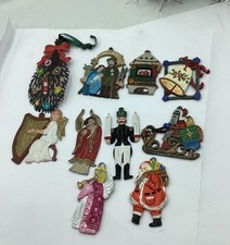 Christbaumschmuck Zinn Konvolut  Engel Nussknacker Glocke Weihnachtsmann