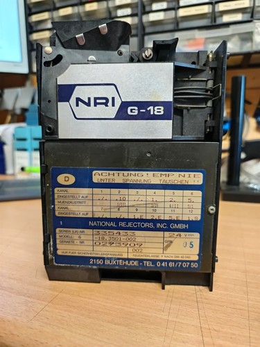 Münzprüfer nri g 18 - münzprüfer,
