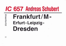 ZLS  44-W 88 = IC 657 Andreas Schubert = Frankfurt/M - Dresden