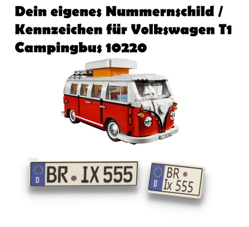 Lego nummernschild kennzeichen - nummernschild,