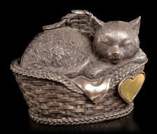 Katzen Urne - Katzenengel im