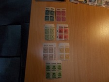 Deutsches Reich 312 B mit Oberrand 4er Block Ziffern im Kreis 2 Mio auf 200 M **