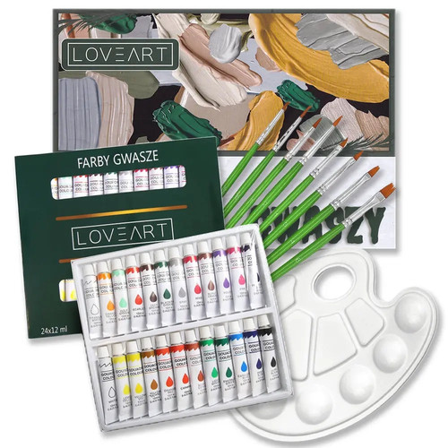 Gouache malset 24 farben - malset,