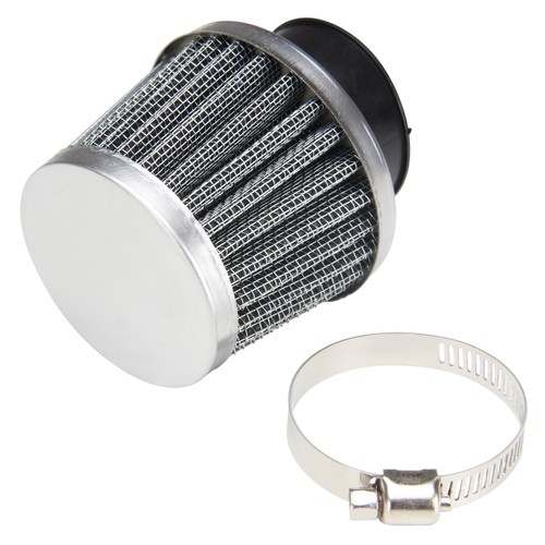 Sport luftfilter chrom - 32, mm