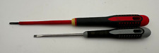 2er Set Bahco ergo Markenschraubendreher Schlitz 2k Softgrip Griff