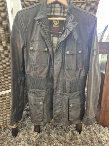 Belstaff lederjacke 38 - lederjacke, gr.
