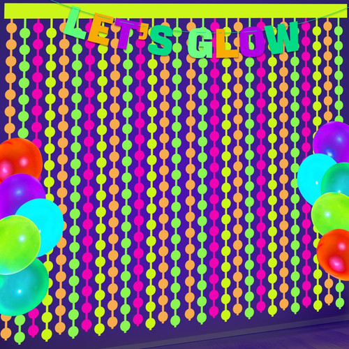 Neon party dekorationen - -, 2