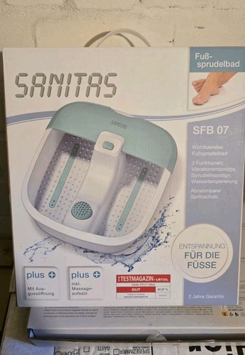 Sanitas fußsprudelbad mit - sanitas,
