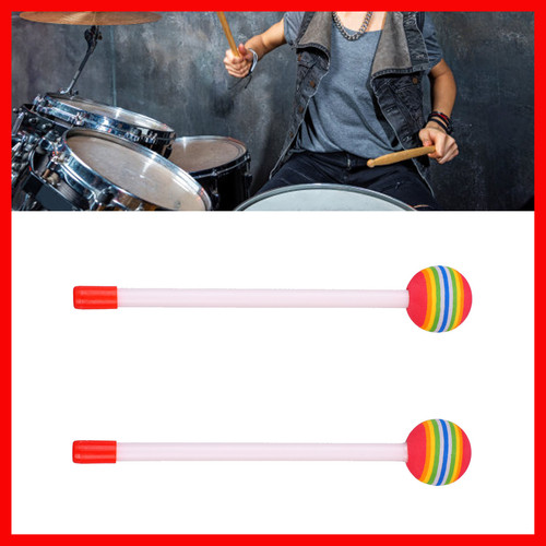 2pcs drum sticks round filz - sticks,