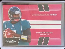 David Garrard - 2011 Panini Prestige Football - Prestigious Pros #15