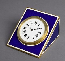 Feine Email Tischuhr kleine